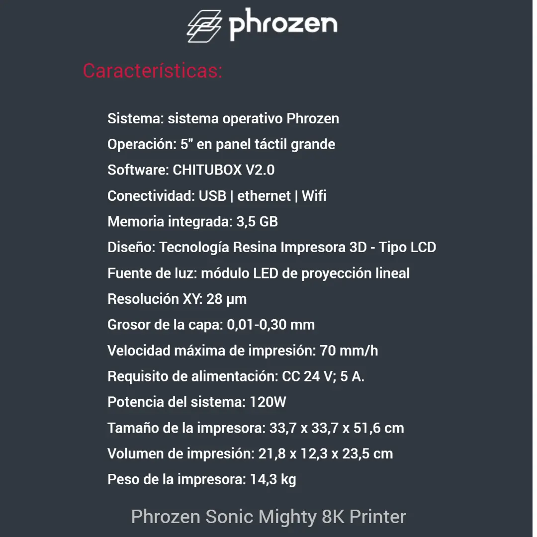 Magma - productos Phrozen