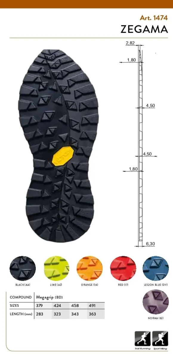 magma - productos vibram